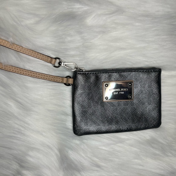 Michael Kors Silver Logo Wristlet - Picture 3 of 7
